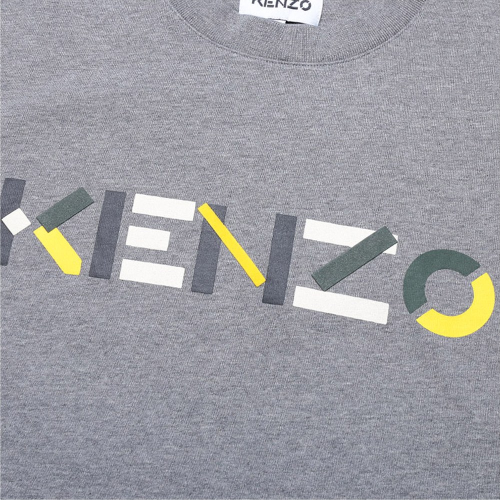 KENZO Logo Crewneck T-Shirt Grey