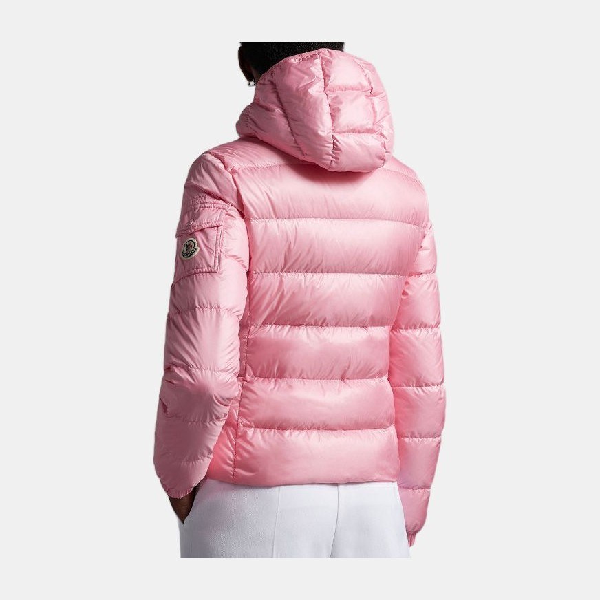 Moncler SS23 Solid Hooded Down Jacket Rose Pink