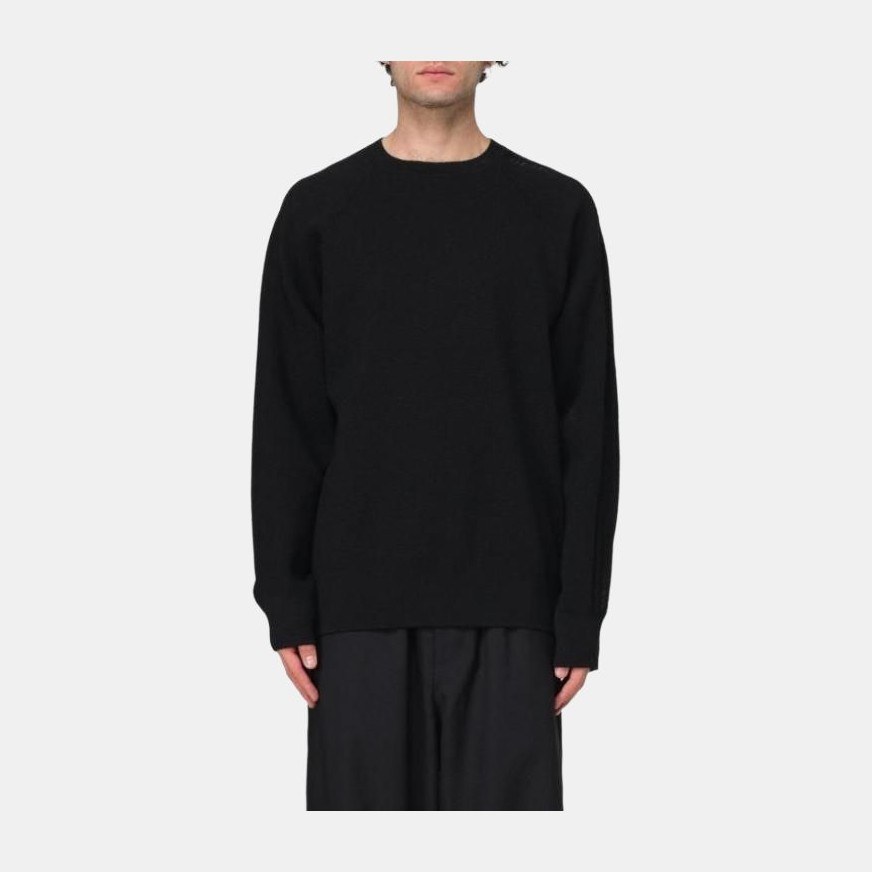 Y-3 Logo Knit Crew Sweatshirt