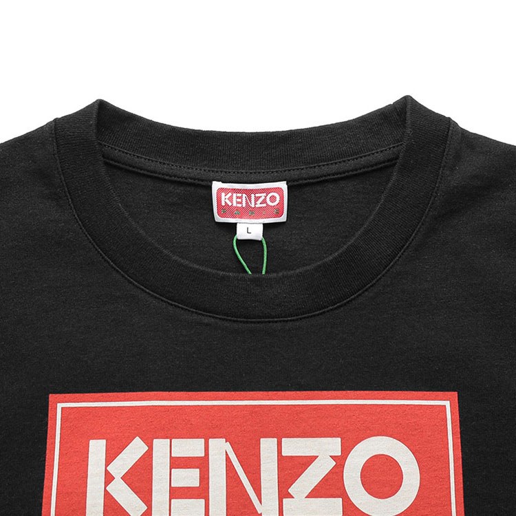 KENZO Logo Print T-Shirt Black