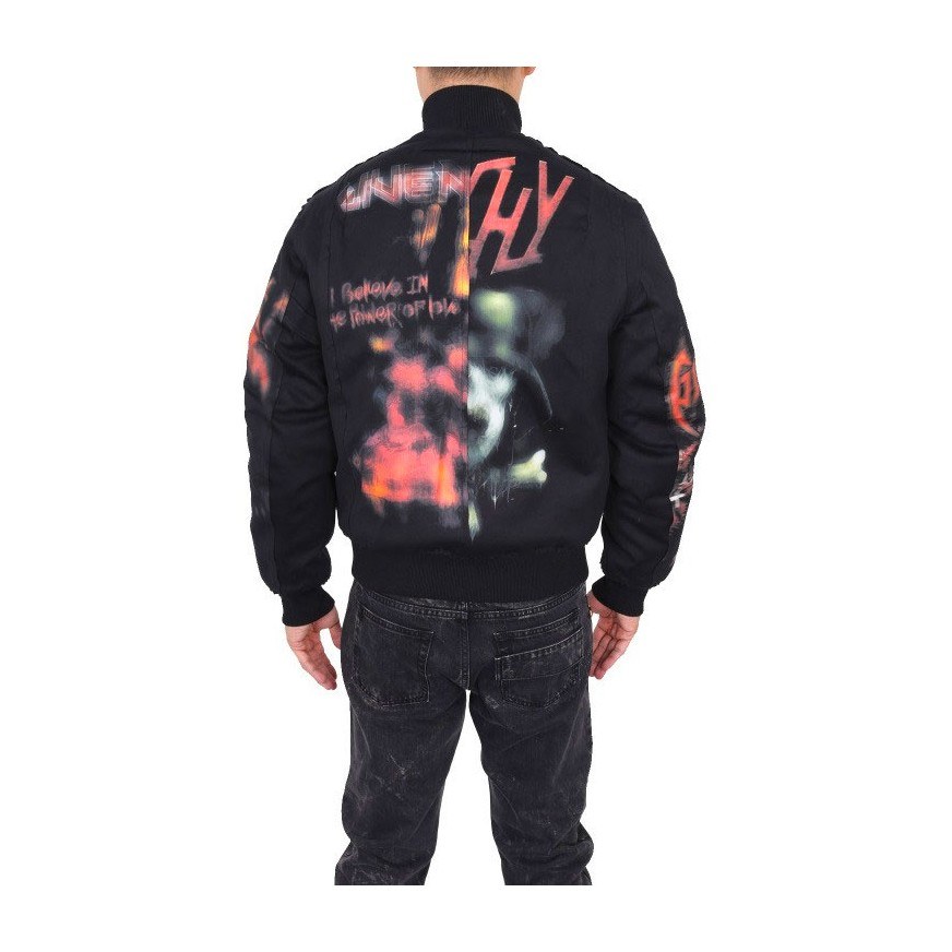 Givenchy Long Sleeve Zip Jacket Black