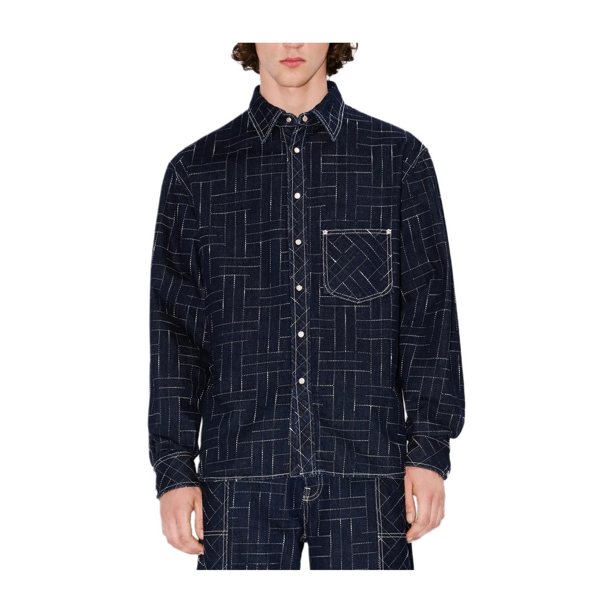 KENZO Weave Long Sleeve Shirt