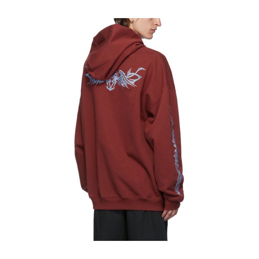 Vetements Hoodie Burgundy