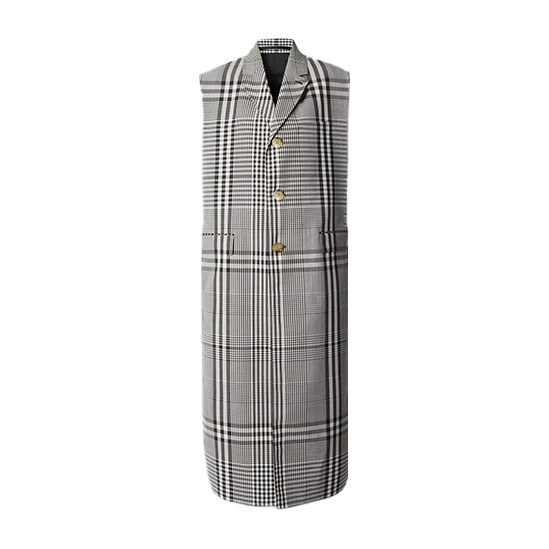 Burberry Sleeveless Wool Coat