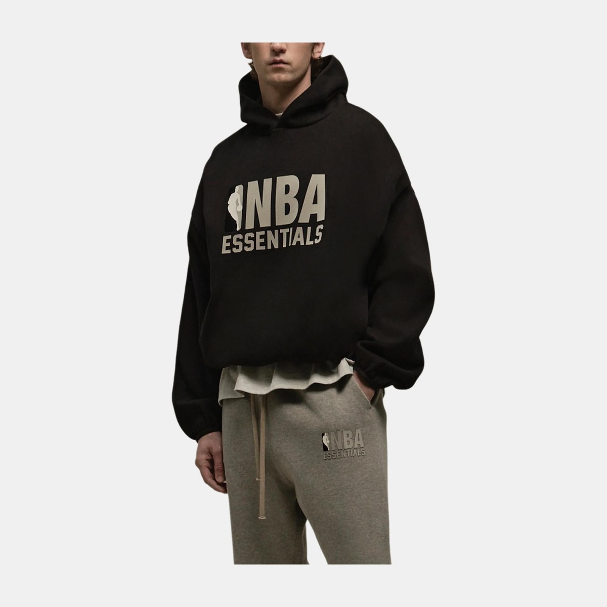 Fear of God Essentials x NBA Hoodie Black
