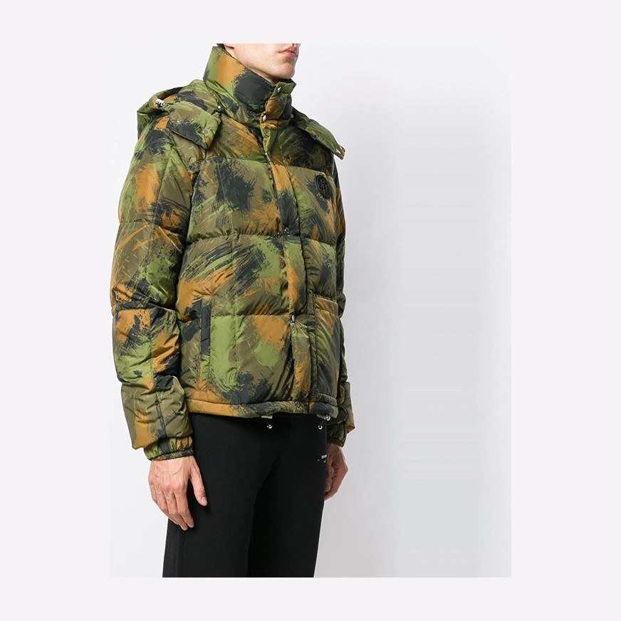 OFF-WHITE Camo Down Jacket