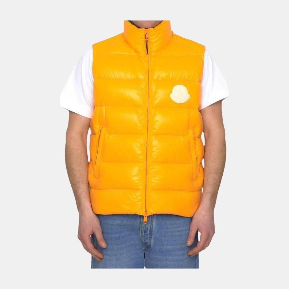 Moncler SS23 Badge Vest Yellow