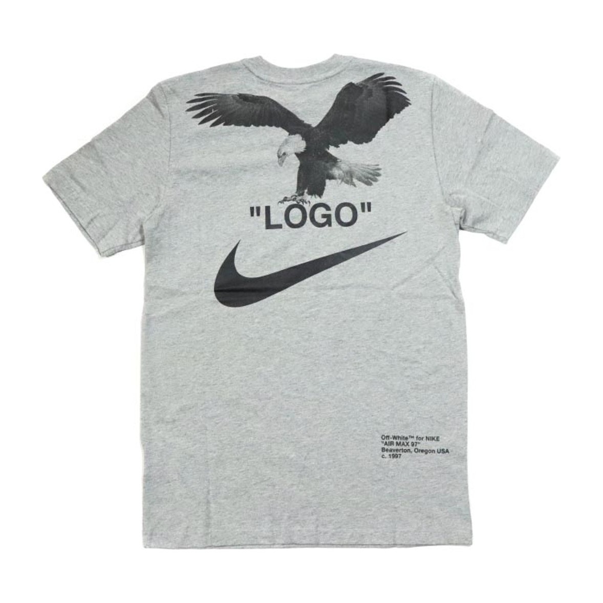 OFF-WHITE x Nike Eagle Logo T-Shirt Grey