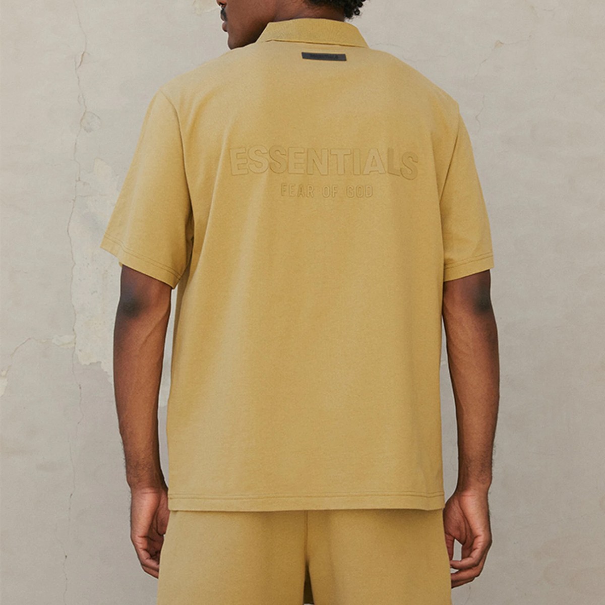Fear of God Essentials FW21 Polo Amber