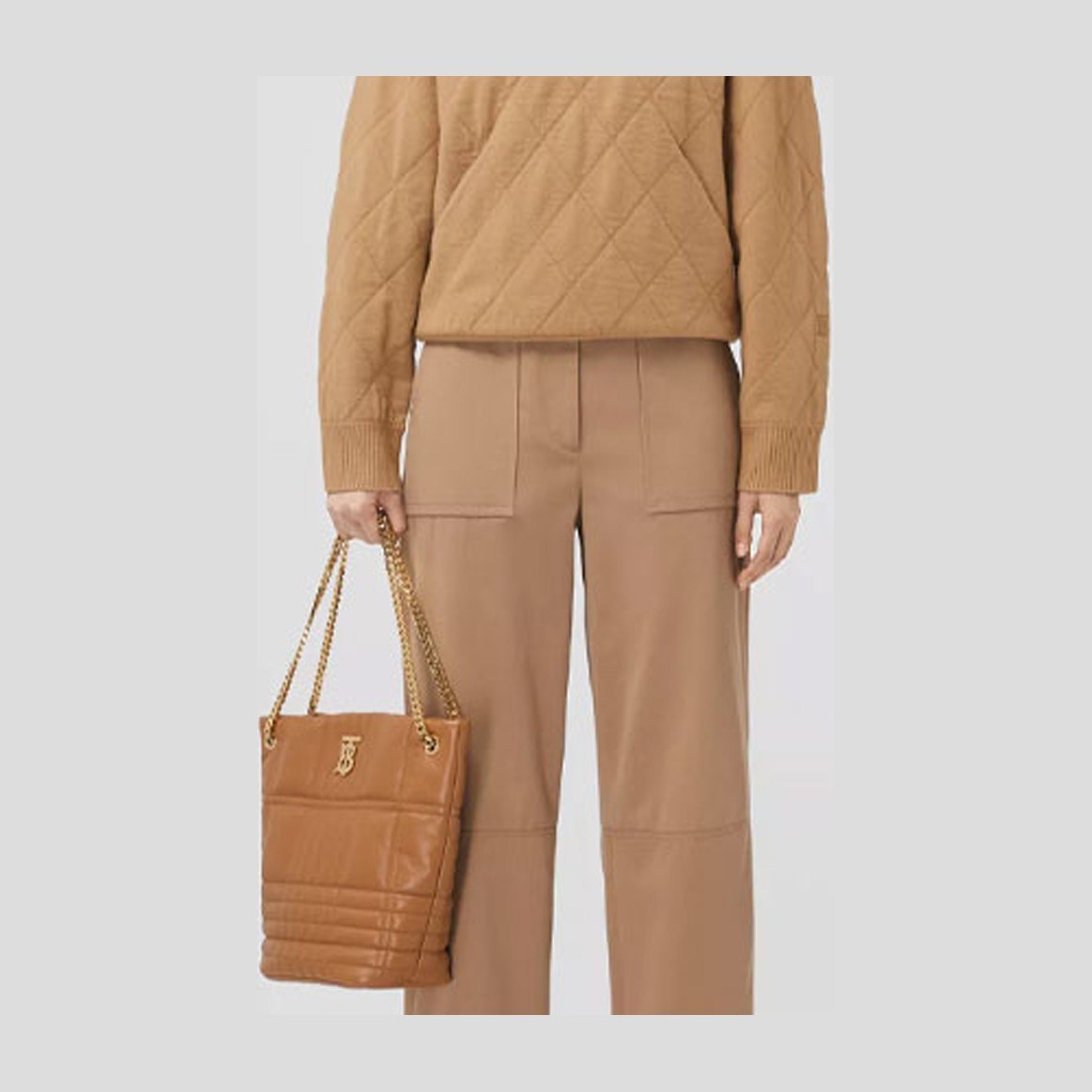 Burberry FW21 Quilted Wool Sweater