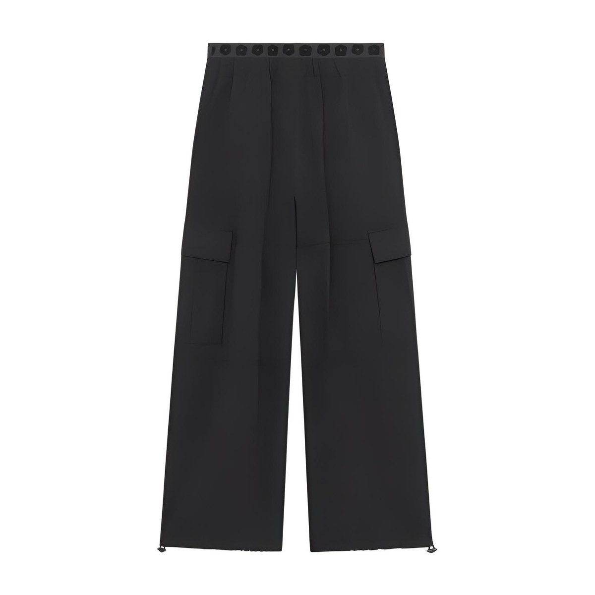 KENZO SS24 Sakura Elastic Straight Pants Black