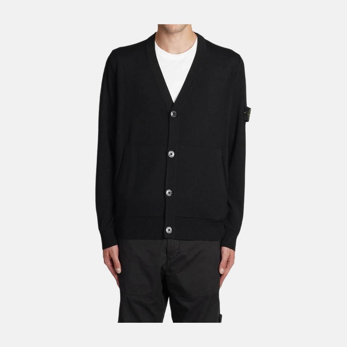 Stone Island Cardigan Black