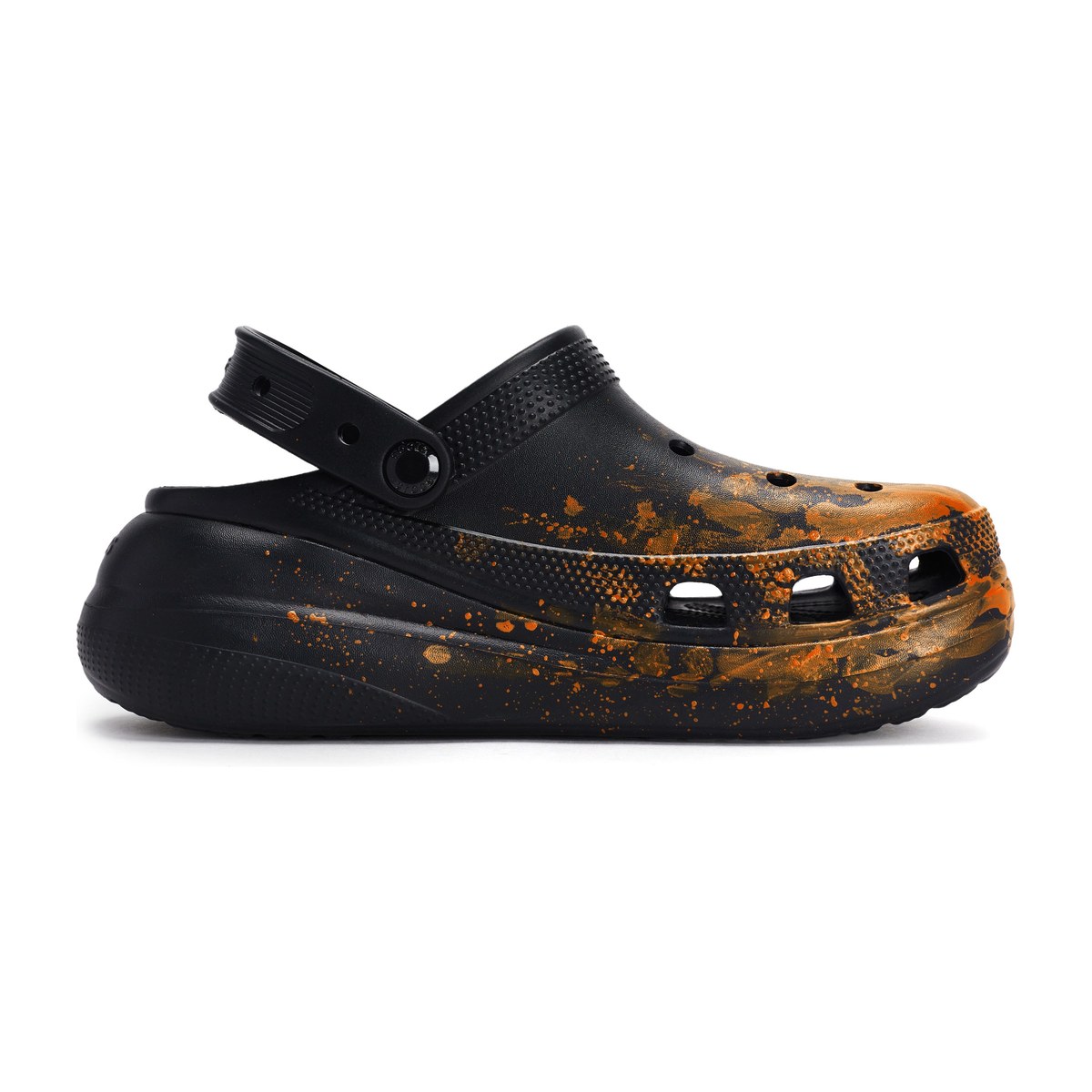 Crocs Classic Clog Black Orange