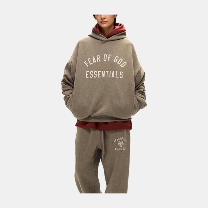 Fear of God Essentials FW24 Holiday Hoodie Deep Fog Grey