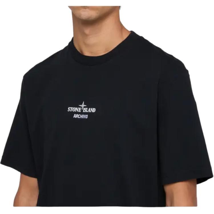 Stone Island Letter Print T-Shirt