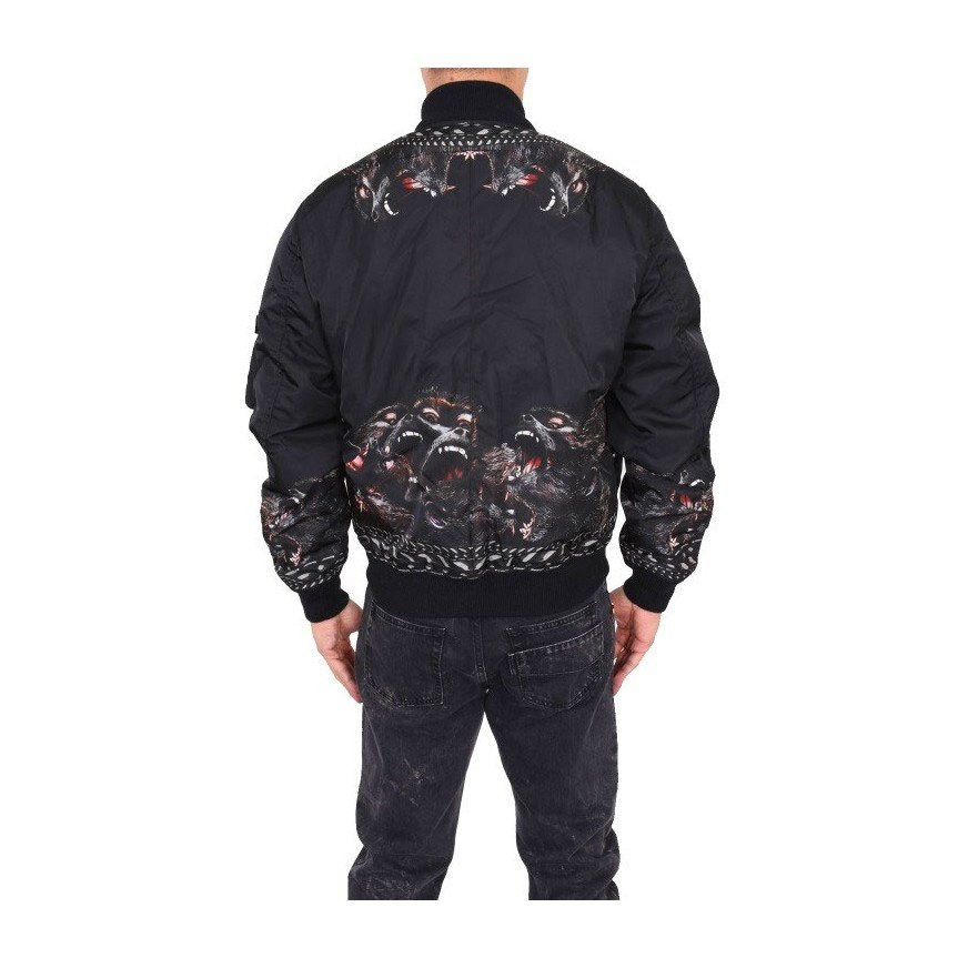 Givenchy Animal Print Zip Jacket
