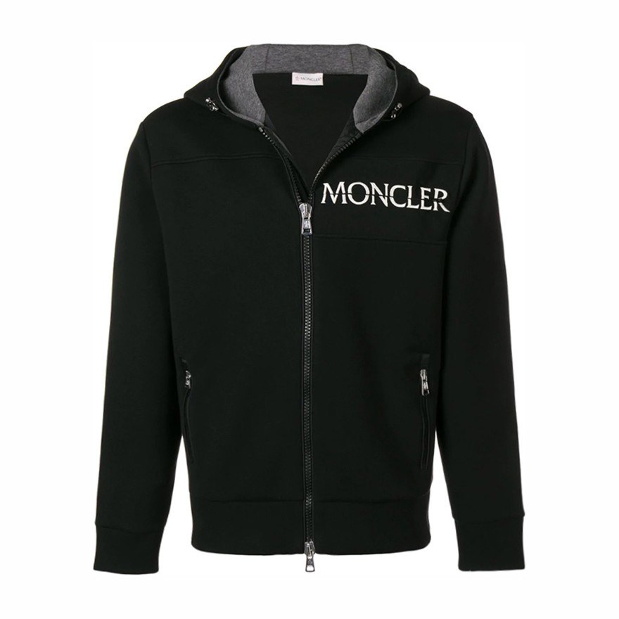 Moncler Hoodie Jacket Black