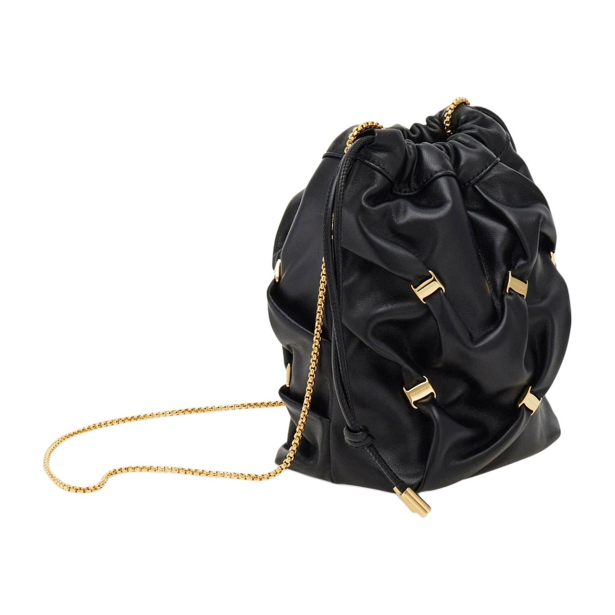 Ferragamo Mini Bucket Bag Black