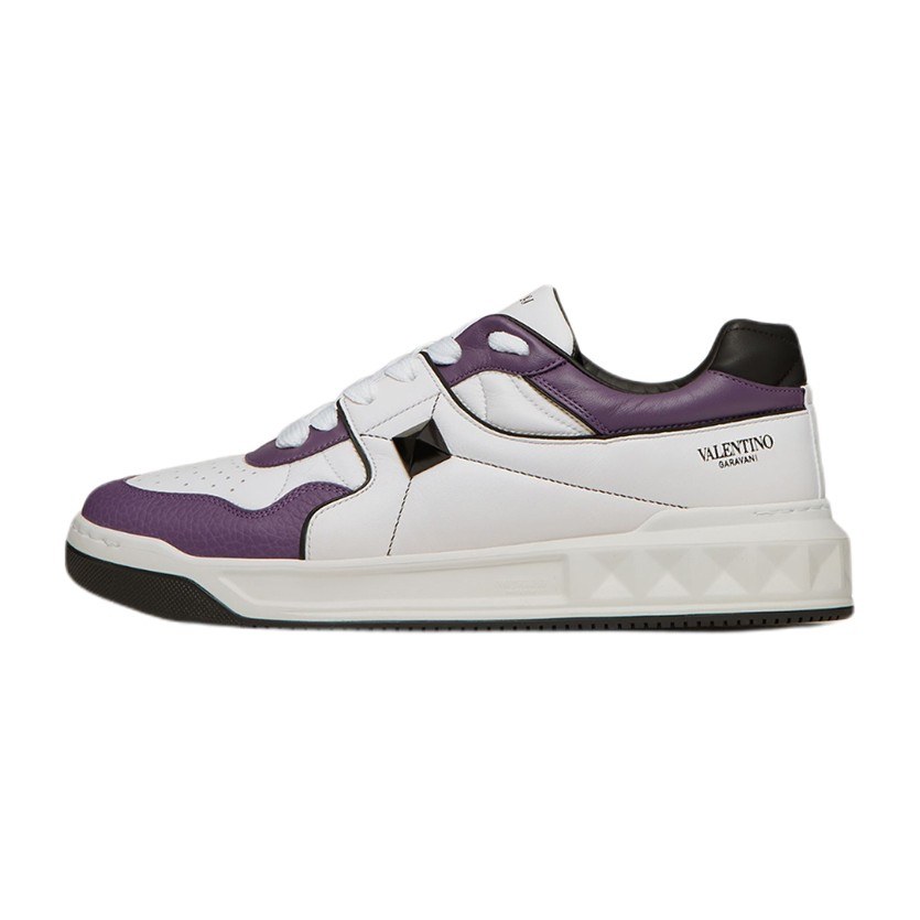 Valentino One Stud White Purple