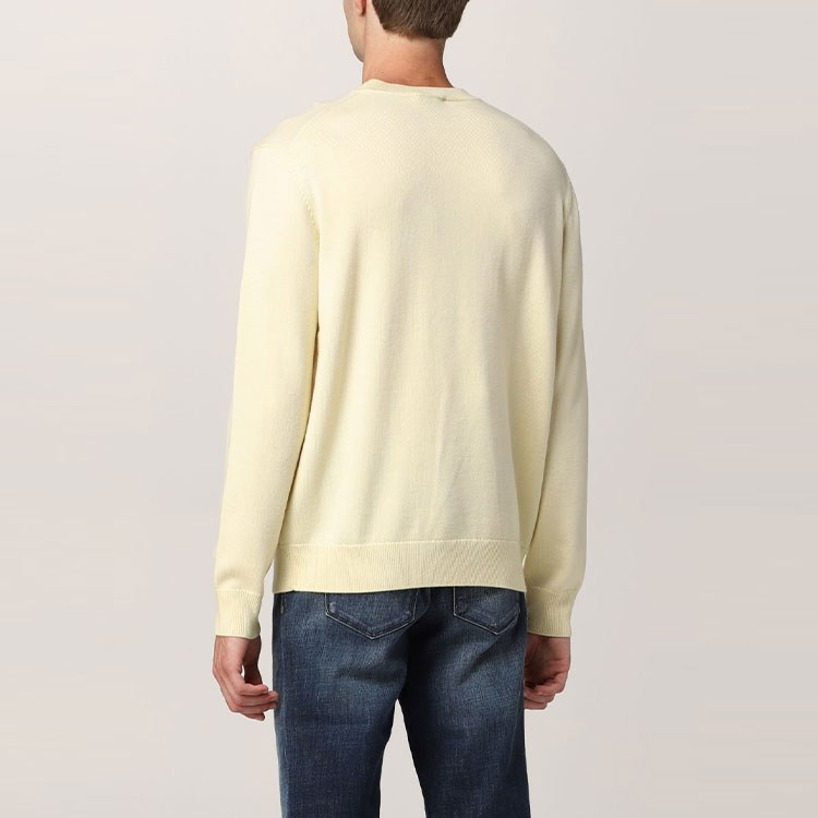 KENZO FW21 Wool Crewneck Sweater Light Yellow