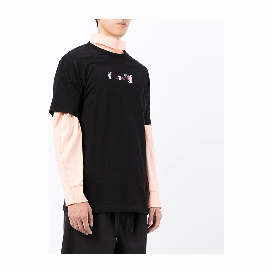 OFF-WHITE FW21 Fushi Logo Tee Black