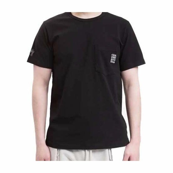Chrome Hearts Logo Crewneck T-Shirt Black