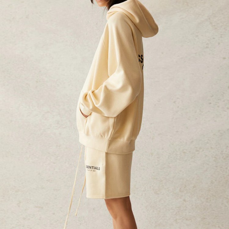 Fear of God Essentials Cream Hoodie
