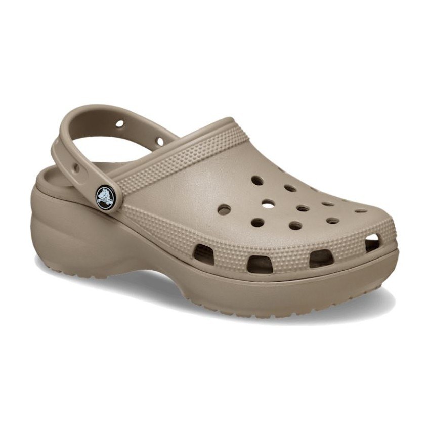 Crocs Classic Platform Clog Taupe