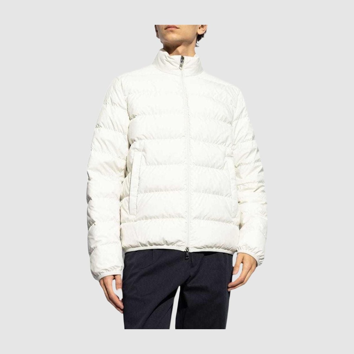 Moncler Short Down Jacket White