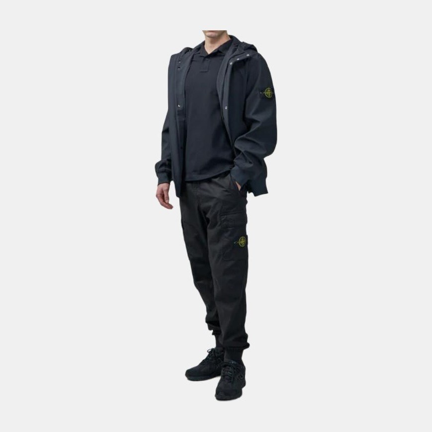 Stone Island Cargo Joggers Black