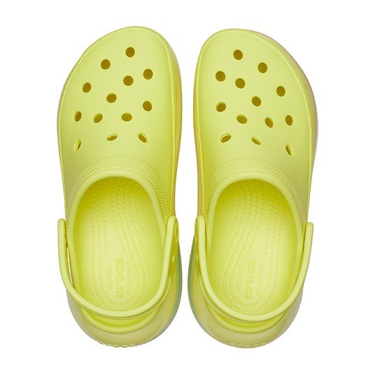 Crocs Classic Platform Clog Acid Yellow