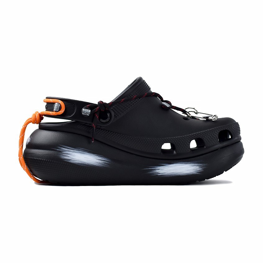 Crocs Classic Clog Black Orange Green
