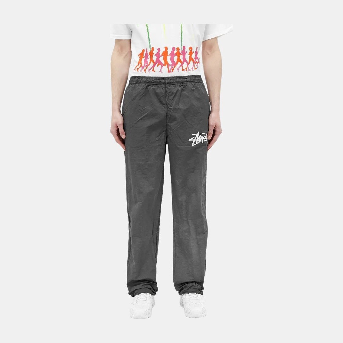 Stussy x Nike Logo Training Pants Black