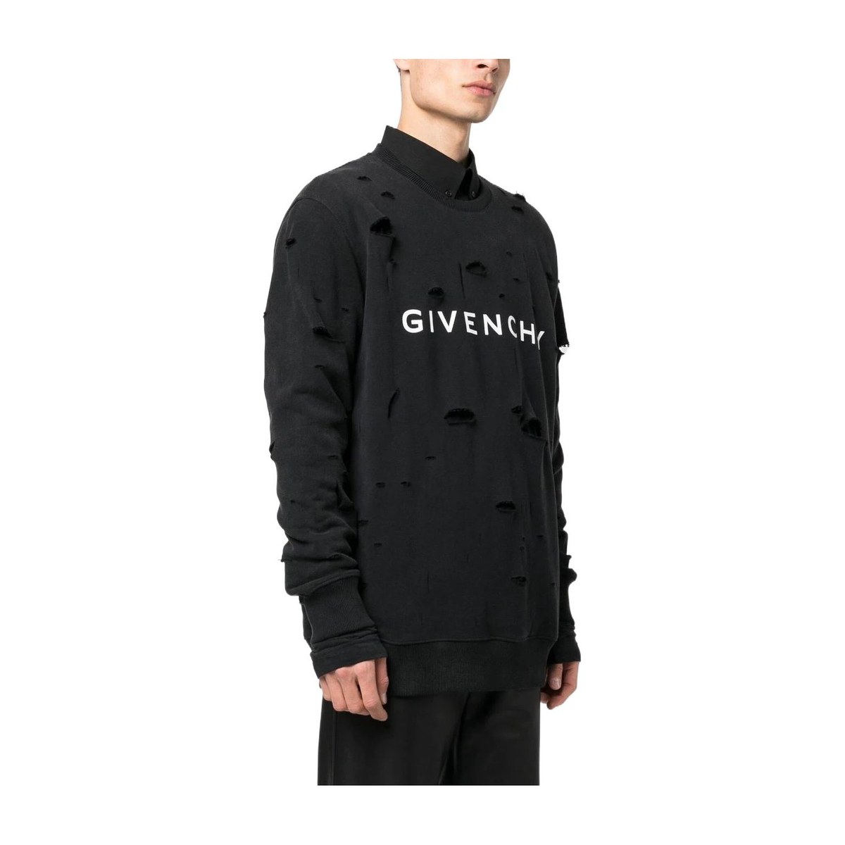 Givenchy SS23 Logo Print Sweatshirt Black
