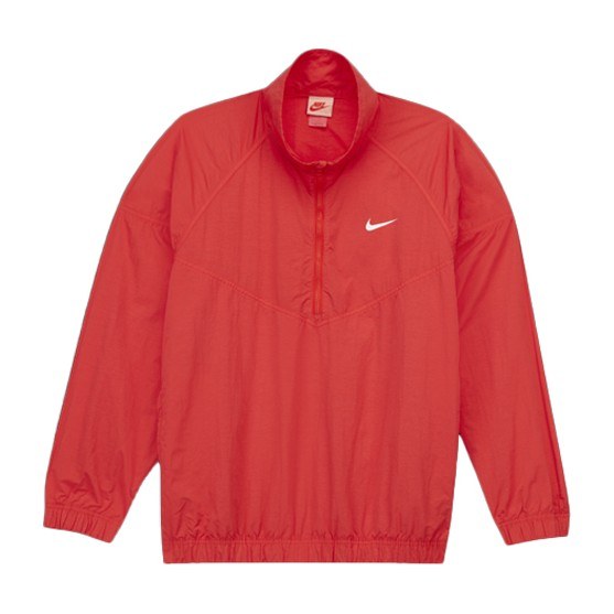 Stussy x Nike Logo Long Sleeve Jacket Red