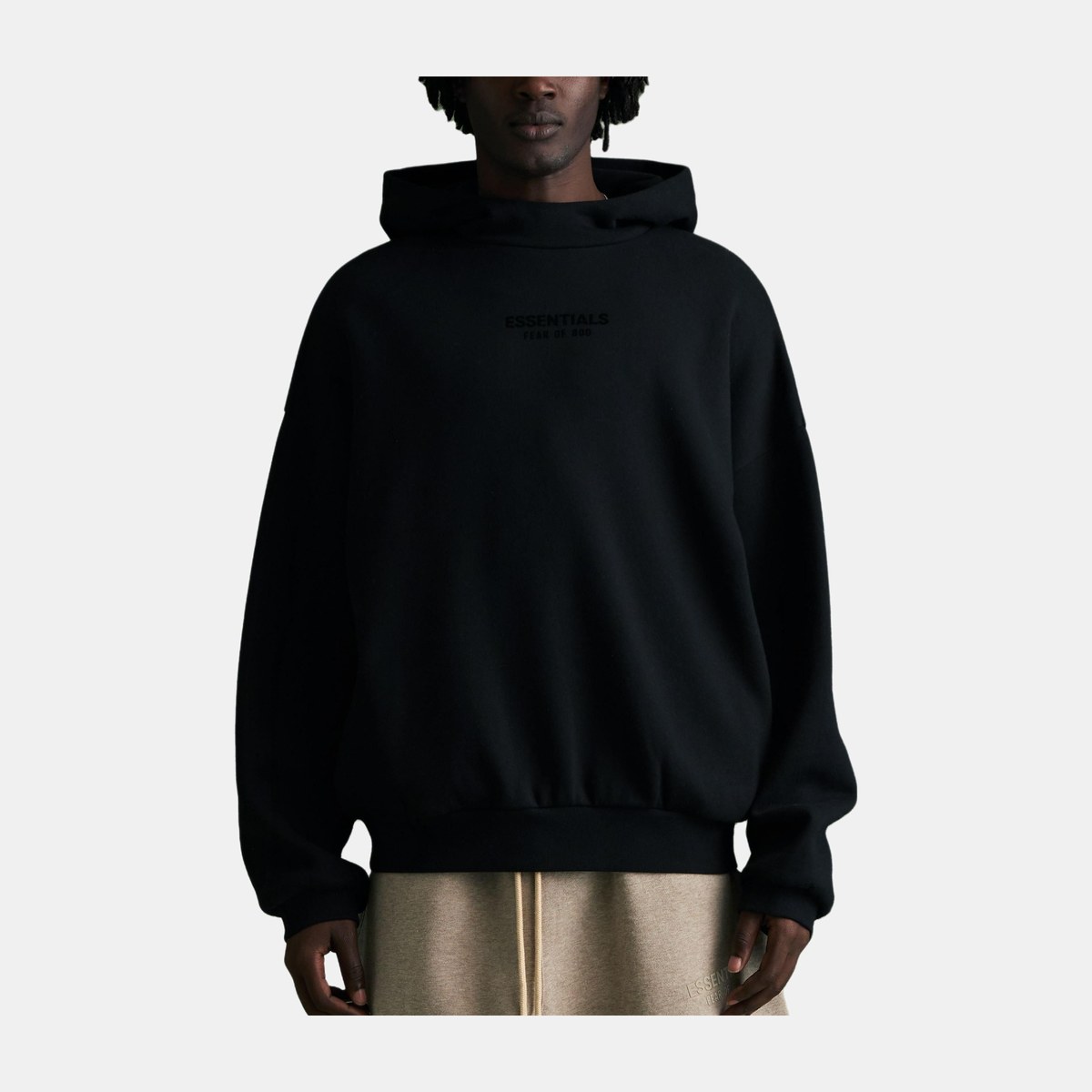 Fear of God Essentials FW23 Hoodie Jet Black