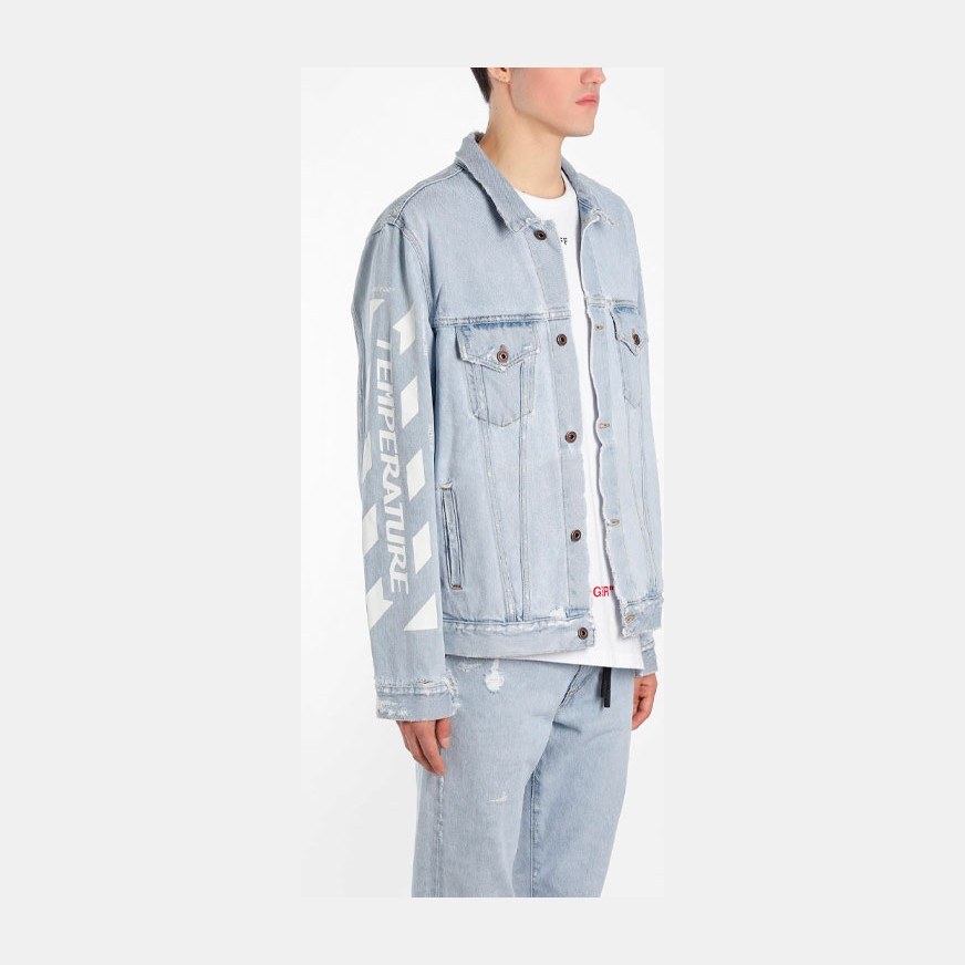 OFF-WHITE Printed Denim Jacket