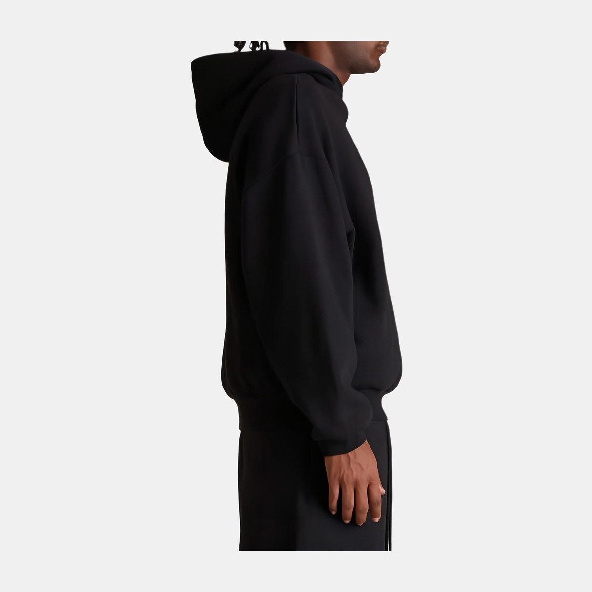 Fear of God Essentials Jet Black Hoodie