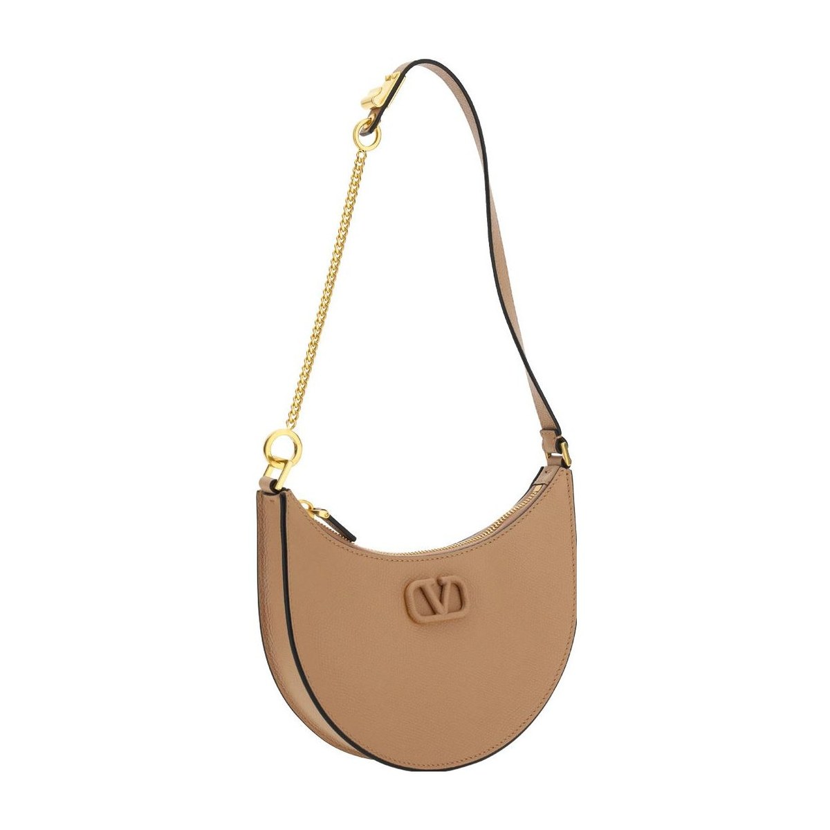 Valentino Vlogo Signature Hobo Bag Cinnamon Pink