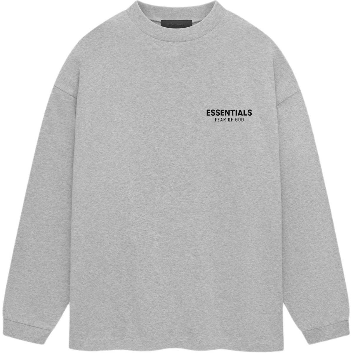 Fear of God Essentials FW24 Holiday Core Pullover Light Mist Grey