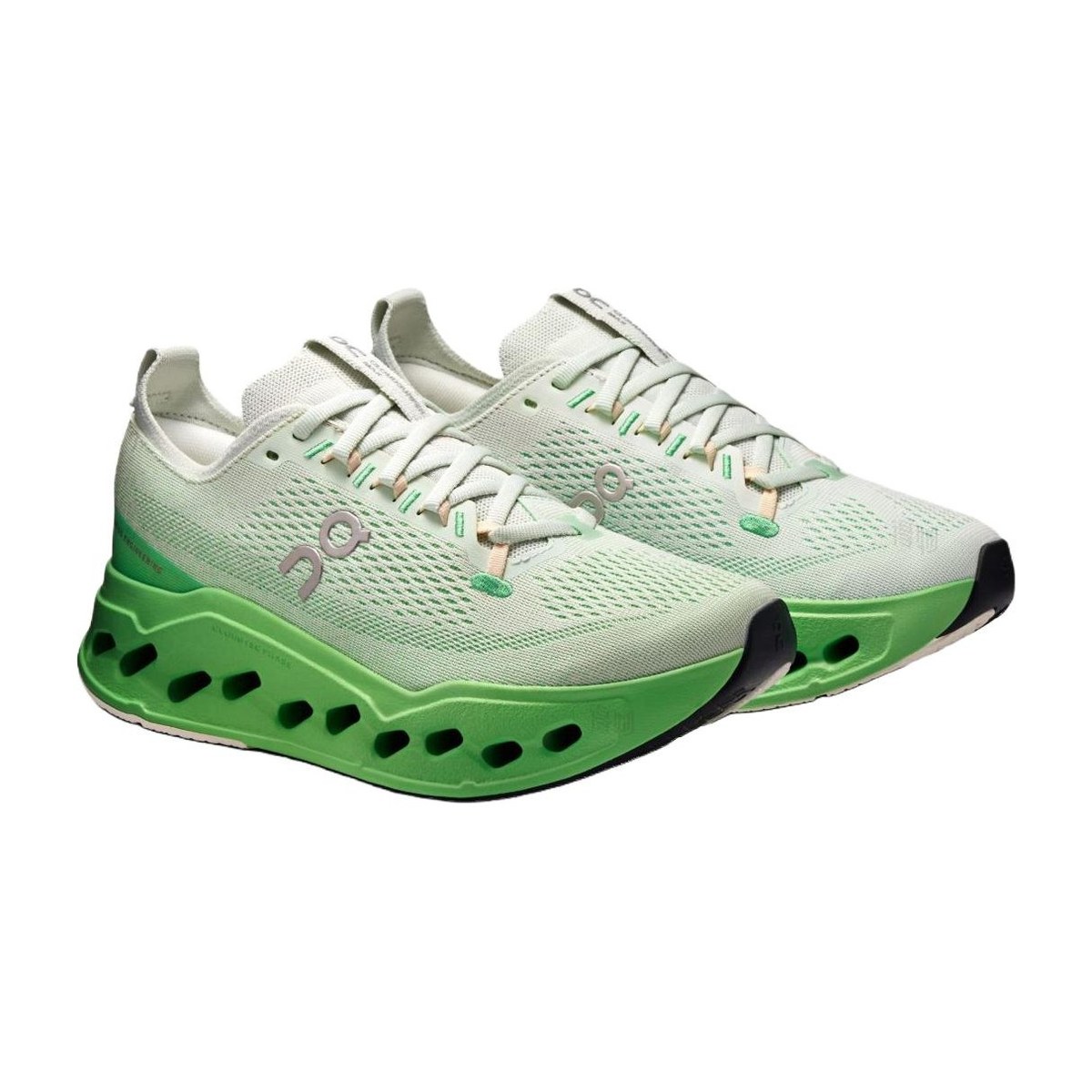 On Cloudsurfer Max White Green