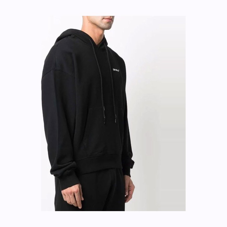OFF-WHITE SS22 Logo Hoodie Black