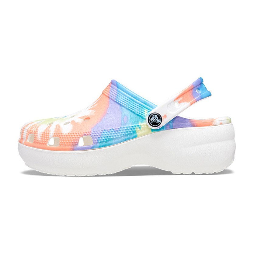 Crocs Classic Clog Blue Orange Tie-Dye