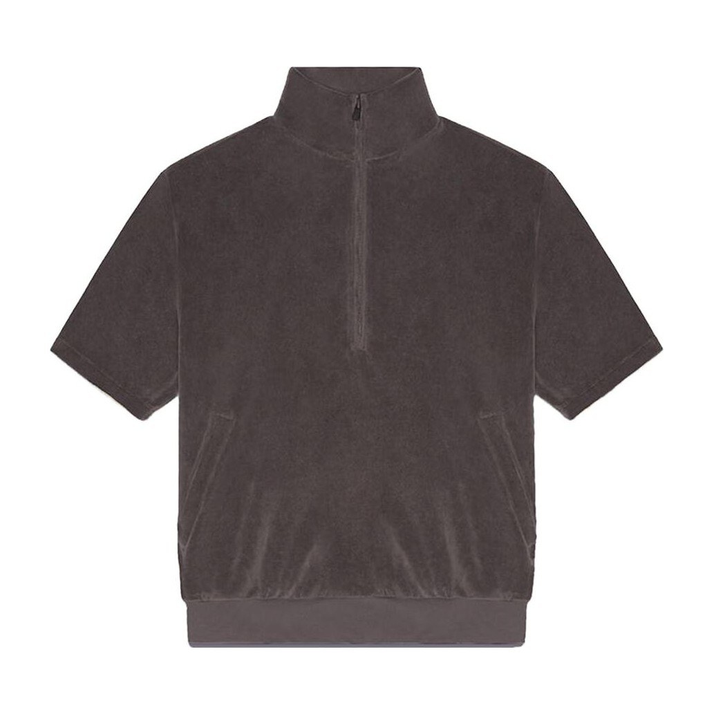 Fear of God Essentials Drop2 SS23 LS Halfzip Shirt Off-Black