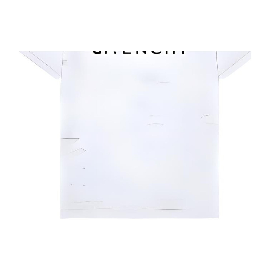 Givenchy SS23 Logo Print Distressed T-Shirt White