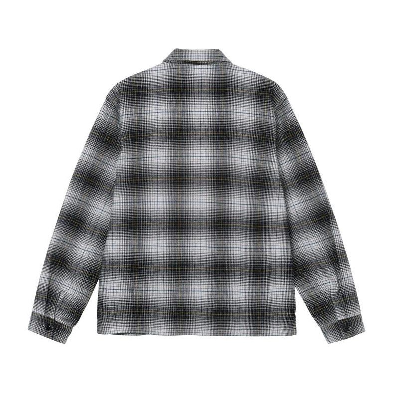 Stussy Paul Shadow Plaid Zip Shirt