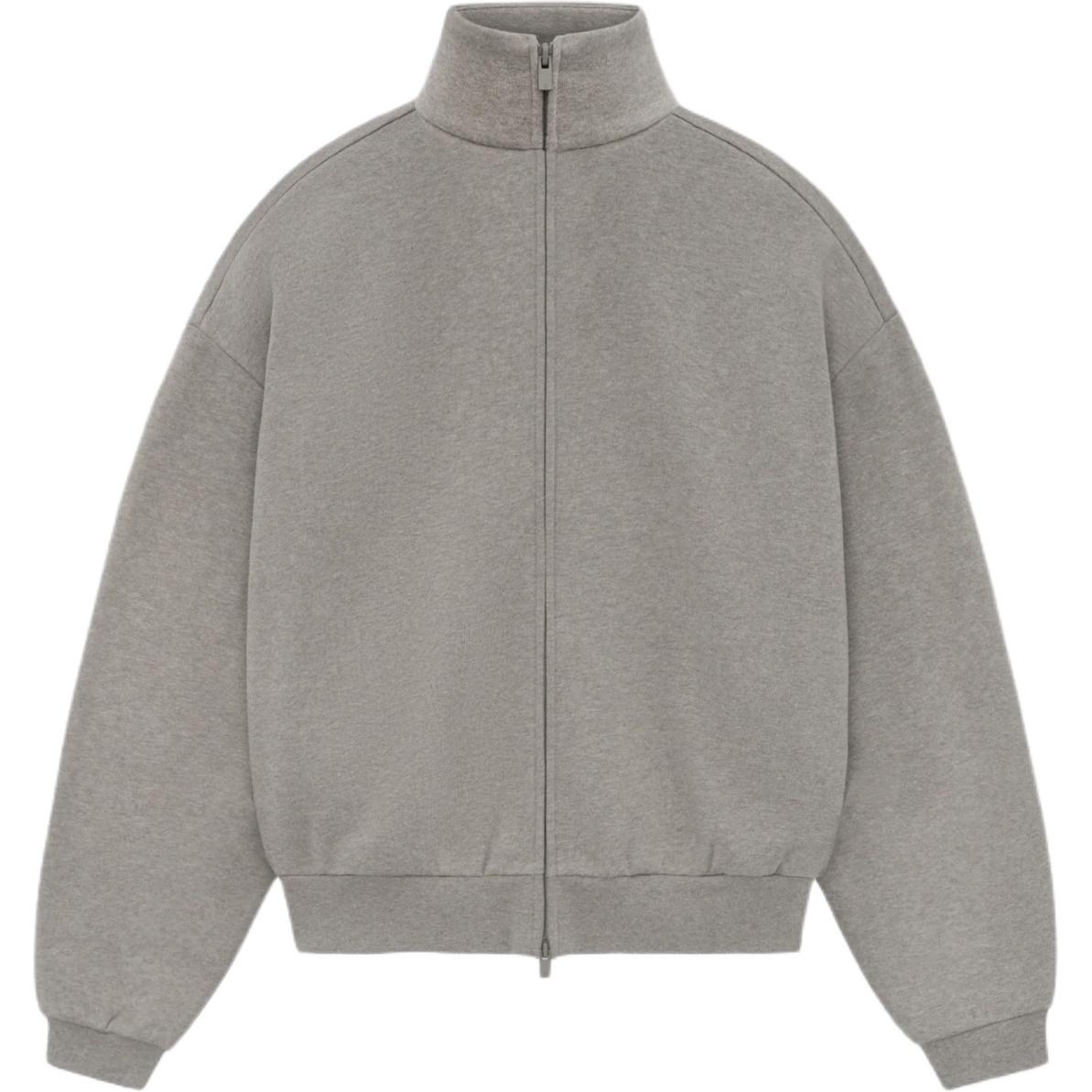Fear of God Essentials SS24 Zip Up Jacket Heather Grey