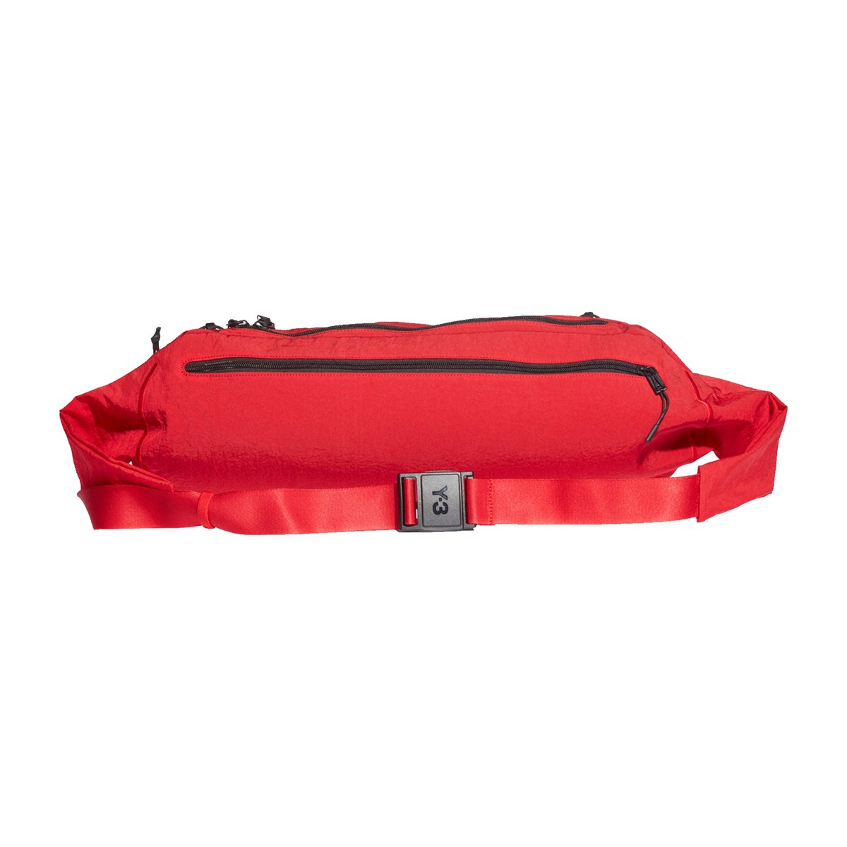 Y-3 Drawstring Logo Waist Bag Red