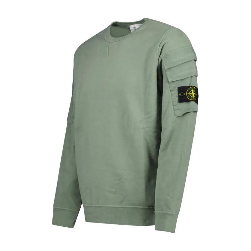Stone Island Crewneck Sweatshirt Sage Green