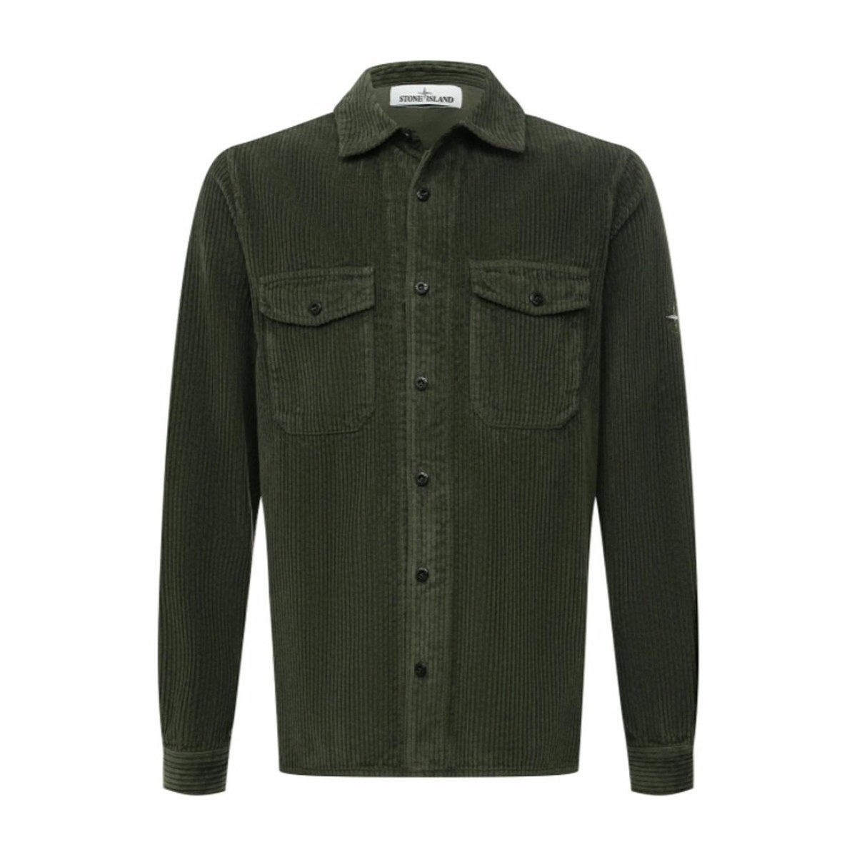 Stone Island FW21 Military Green Shirt